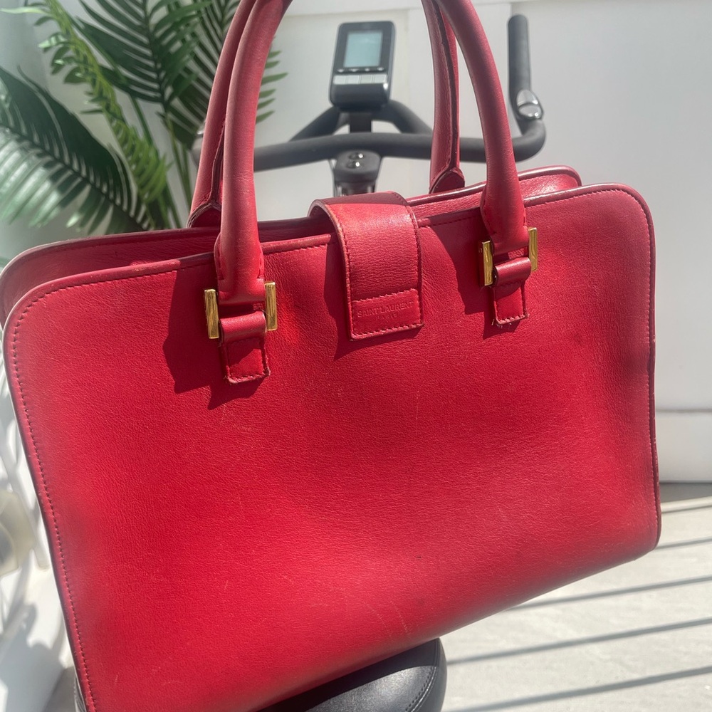 Yves Saint Laurent Scarlet Satchel - Picture 4 of 10